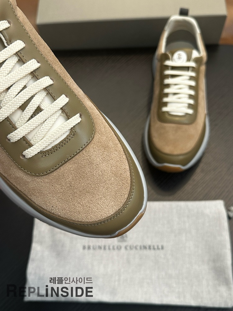 레플리카 명품 [Brunello Cucinelli] 브루넬로 쿠치넬리 스니커즈 남성용 - 밑창 실사