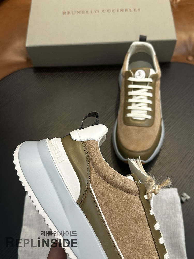 레플리카 명품 [Brunello Cucinelli] 브루넬로 쿠치넬리 스니커즈 남성용 - 박스 실사