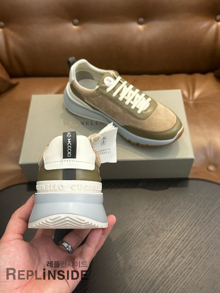 레플리카 명품 [Brunello Cucinelli] 브루넬로 쿠치넬리 스니커즈 남성용 - 택 실사
