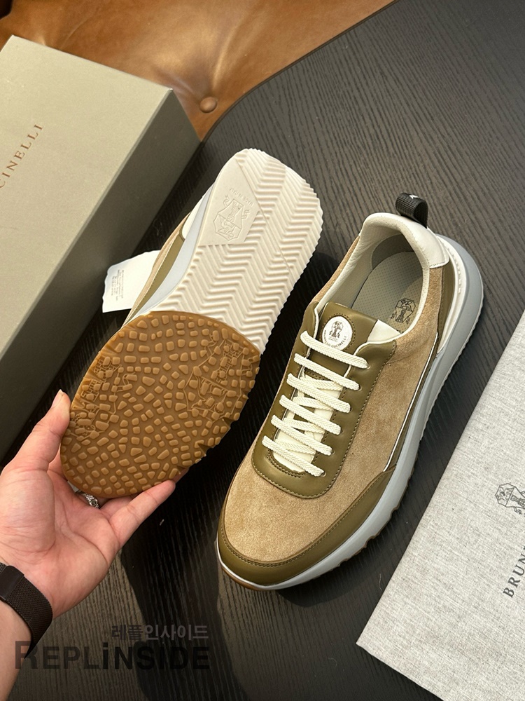 레플리카 명품 [Brunello Cucinelli] 브루넬로 쿠치넬리 스니커즈 남성용 - 전체 실사