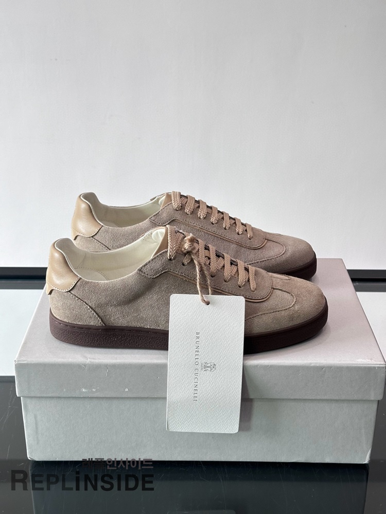 레플리카 명품 [Brunello Cucinelli] 브루넬로 쿠치넬리 스니커즈 남성용 - 앞면 실사