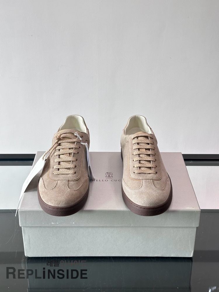 레플리카 명품 [Brunello Cucinelli] 브루넬로 쿠치넬리 스니커즈 남성용 - 옆면 실사