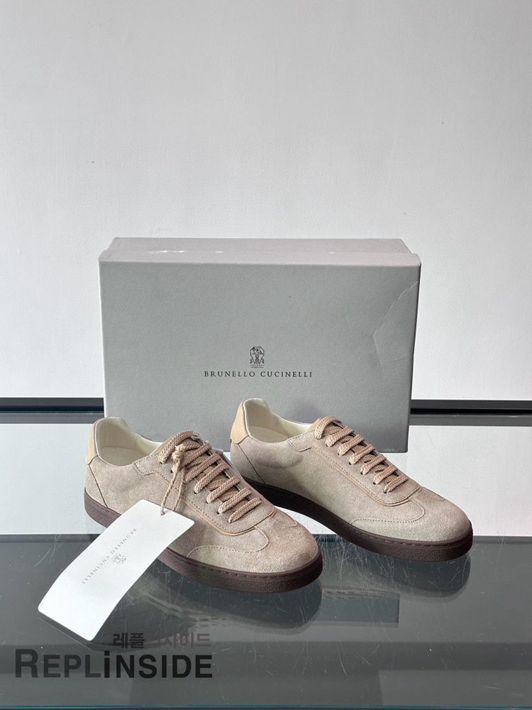 레플리카 명품 [Brunello Cucinelli] 브루넬로 쿠치넬리 스니커즈 남성용 - 인솔 실사