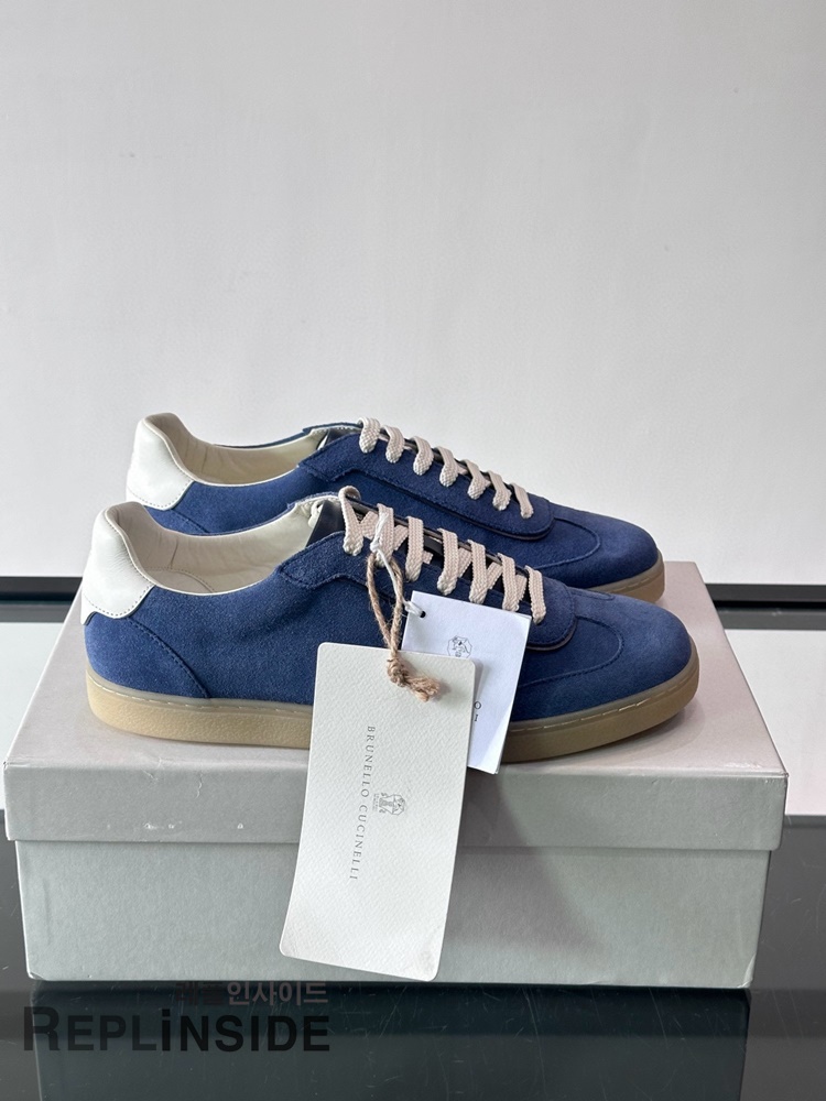 레플리카 명품 [Brunello Cucinelli] 브루넬로 쿠치넬리 스니커즈 남성용 - 앞면 실사