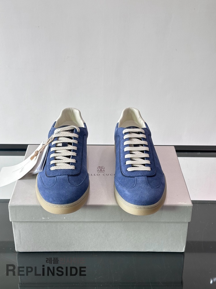 레플리카 명품 [Brunello Cucinelli] 브루넬로 쿠치넬리 스니커즈 남성용 - 옆면 실사