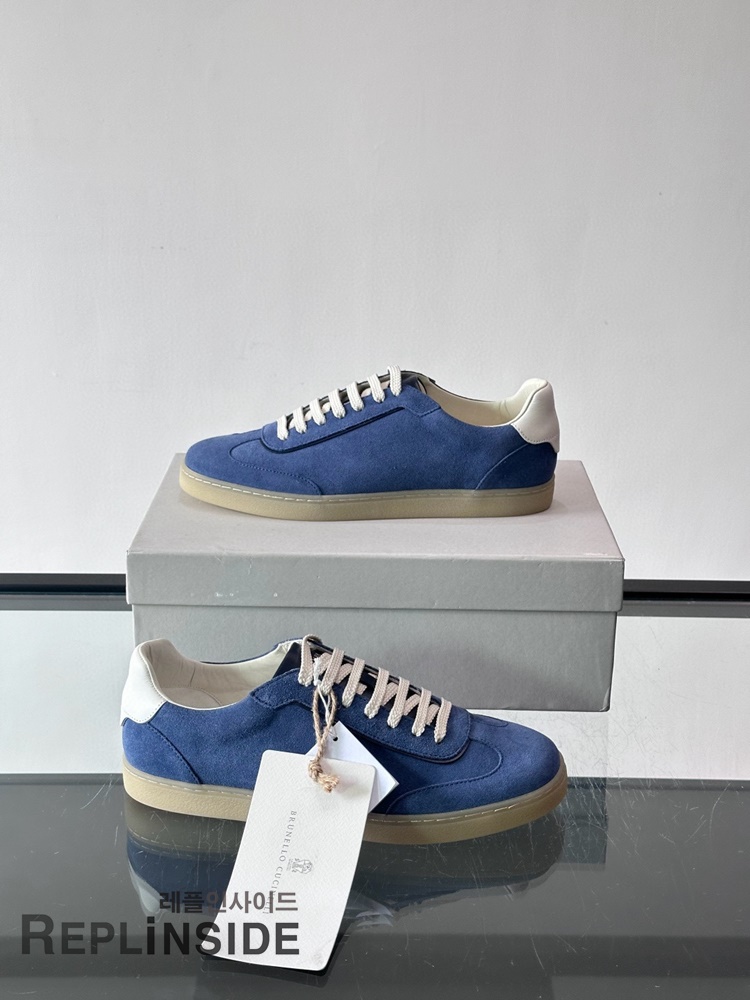 레플리카 명품 [Brunello Cucinelli] 브루넬로 쿠치넬리 스니커즈 남성용 - 로고 실사