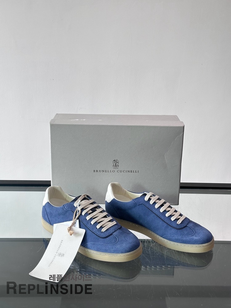 레플리카 명품 [Brunello Cucinelli] 브루넬로 쿠치넬리 스니커즈 남성용 - 인솔 실사
