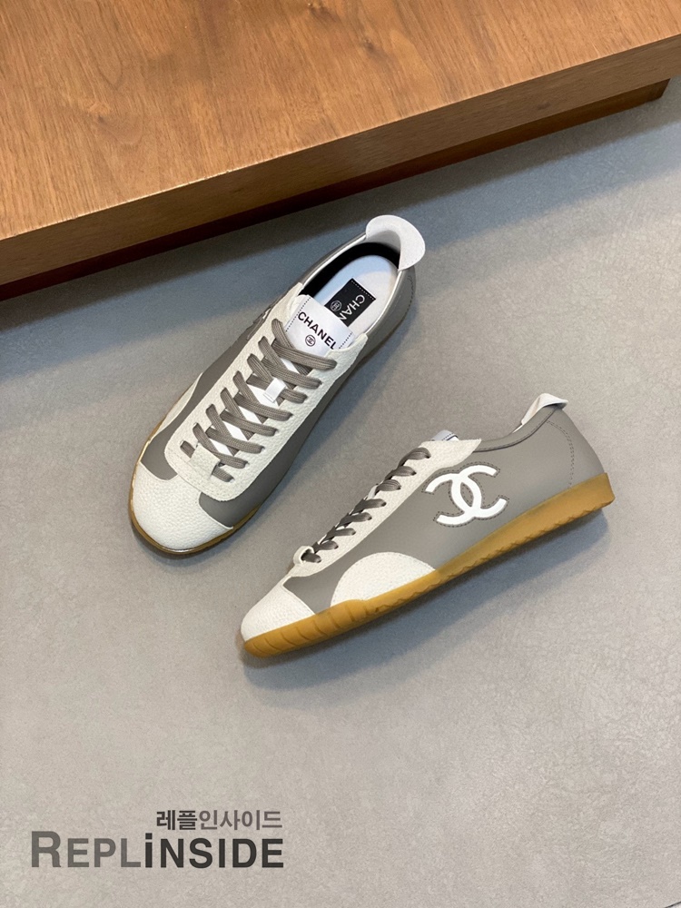 레플리카 명품 [CHANEL] 샤넬 CC로고 남성 스니커즈 G47126 남성용 - 인솔 실사