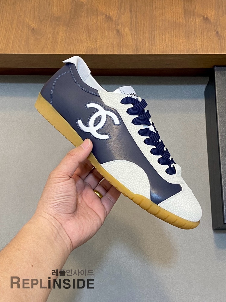 레플리카 명품 [CHANEL] 샤넬 CC로고 남성 스니커즈 G47126 남성용 - 로고 실사