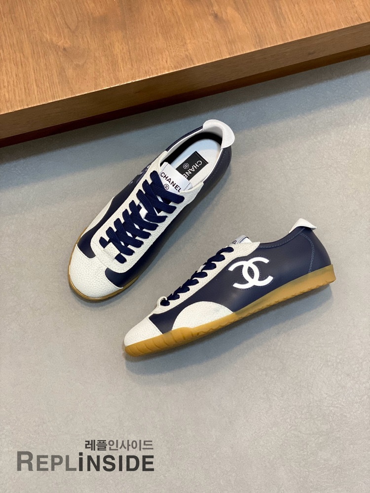 레플리카 명품 [CHANEL] 샤넬 CC로고 남성 스니커즈 G47126 남성용 - 인솔 실사