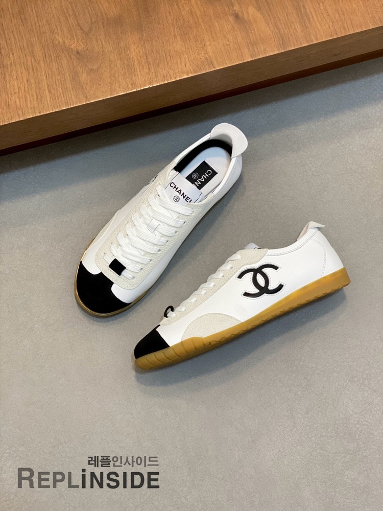레플리카 명품 [CHANEL] 샤넬 CC로고 남성 스니커즈 G47126 남성용 - 인솔 실사