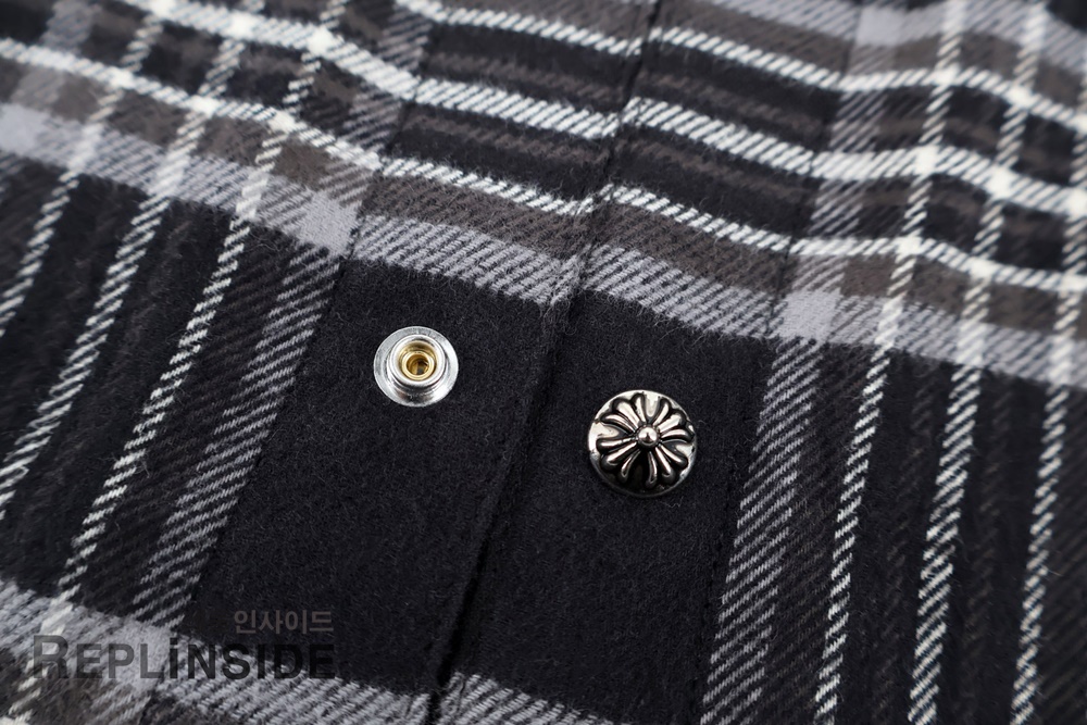 레플리카 명품 [Chrome Hearts] 크롬하츠 체크 셔츠 남녀공용 - 택 실사