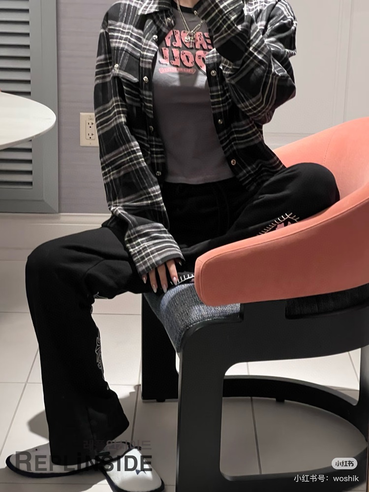 레플리카 명품 [Chrome Hearts] 크롬하츠 체크 셔츠 남녀공용 - 디테일 실사