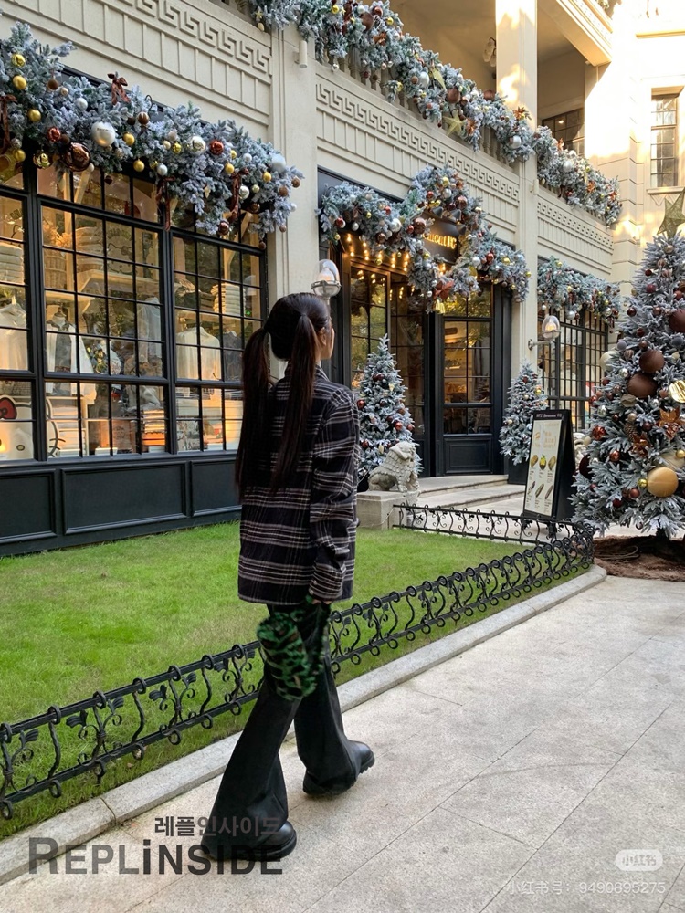 레플리카 명품 [Chrome Hearts] 크롬하츠 체크 셔츠 남녀공용 - 소재 실사