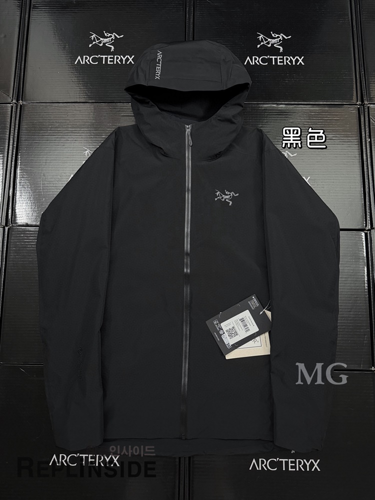 레플리카 명품 [ARCTERY] 아크테릭스 솔라노 후디 SOLANO HOODY 자켓 블랙 남녀공용 - 앞면 실사