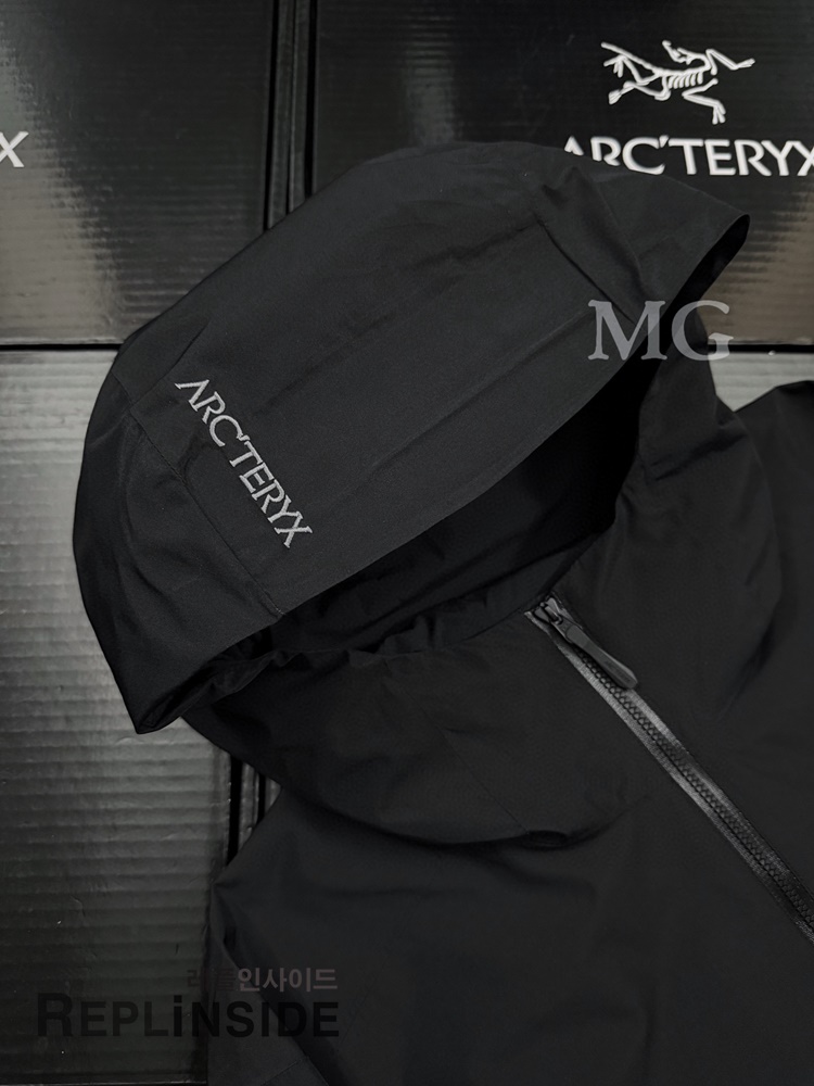 레플리카 명품 [ARCTERY] 아크테릭스 솔라노 후디 SOLANO HOODY 자켓 블랙 남녀공용 - 뒷면 실사