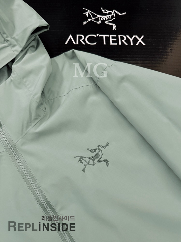 레플리카 명품 [ARCTERY] 아크테릭스 솔라노 후디 SOLANO HOODY 자켓 스톤 그린 남녀공용 - 옆면 실사