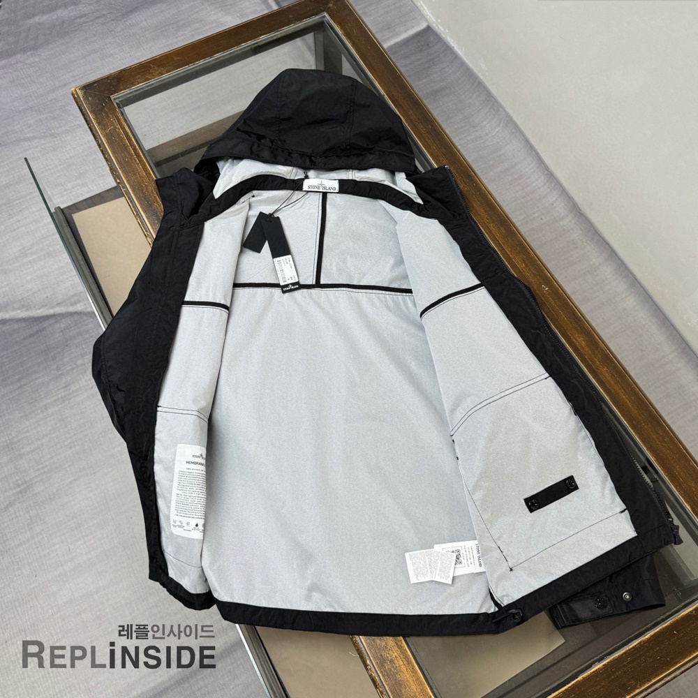 레플리카 명품 [STONE ISLAND] 스톤아일랜드 메탈 나일론 바람막이 후드 자켓 3컬러 남성용 - 상세 이미지 실사 26
