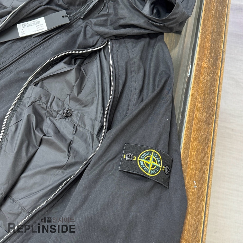 레플리카 명품 [STONE ISLAND] 스톤아일랜드 메탈 지퍼 후드 자켓 2컬러 남성용 - 인솔 실사