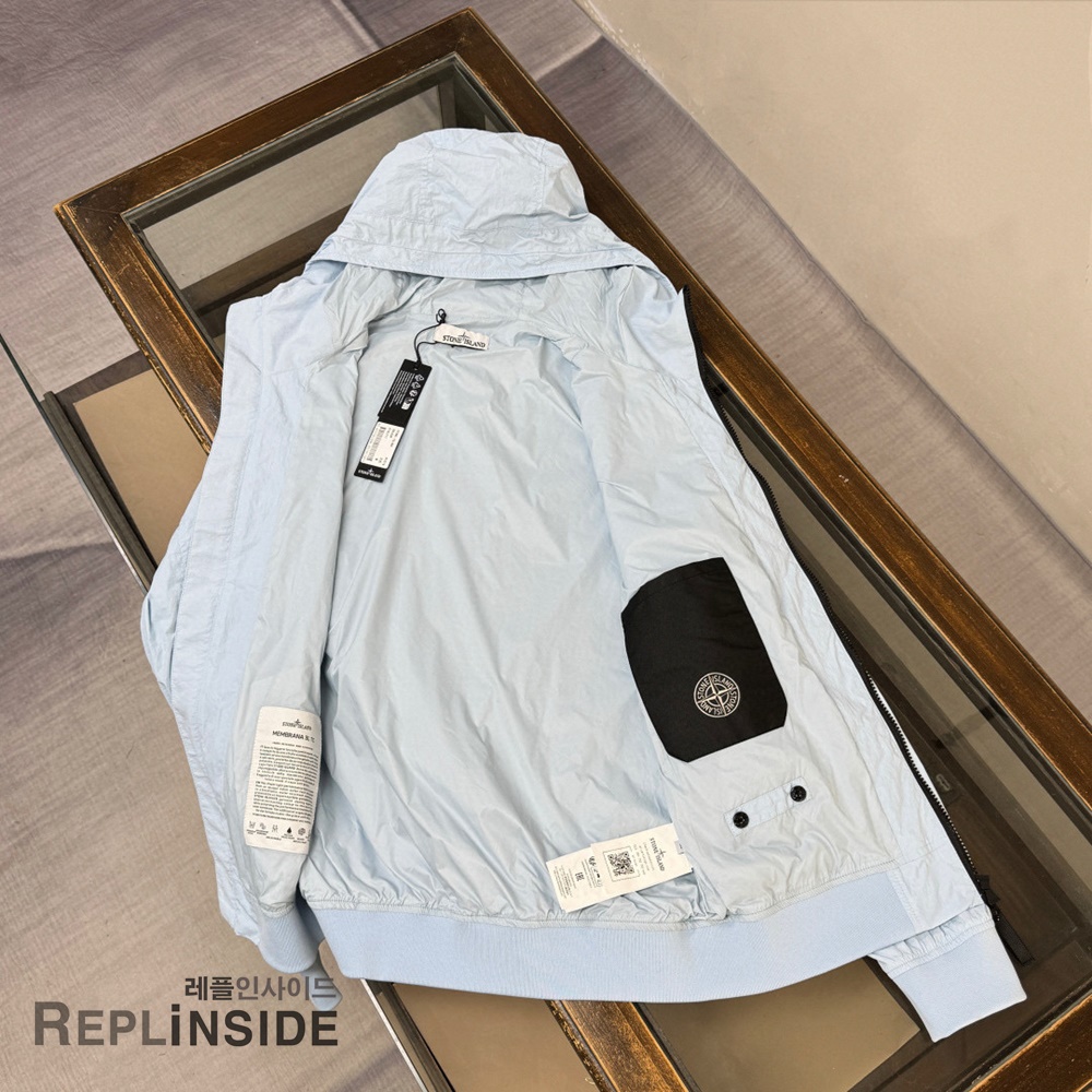 레플리카 명품 [STONE ISLAND] 스톤아일랜드 메탈 나일론 바람막이 후드 자켓 02 3컬러 남성용 - 특가 실사