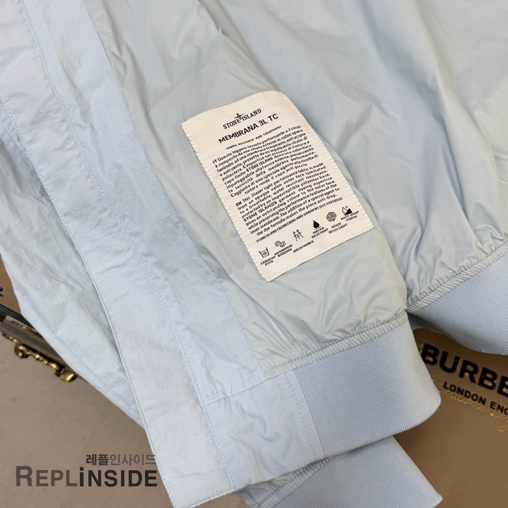 레플리카 명품 [STONE ISLAND] 스톤아일랜드 메탈 나일론 바람막이 후드 자켓 02 3컬러 남성용 - 상세 이미지 실사 18