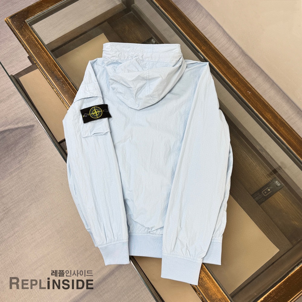 레플리카 명품 [STONE ISLAND] 스톤아일랜드 메탈 나일론 바람막이 후드 자켓 02 3컬러 남성용 - 상세 이미지 실사 20