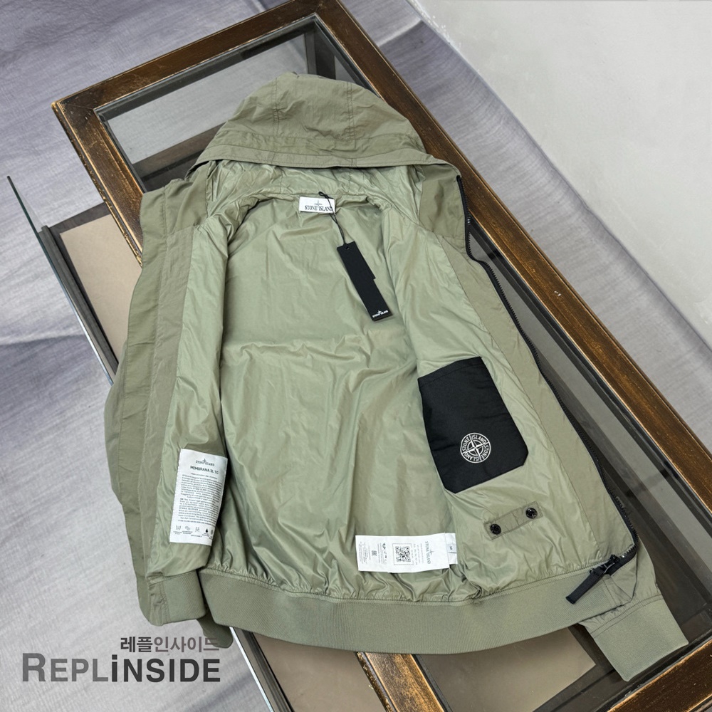 레플리카 명품 [STONE ISLAND] 스톤아일랜드 메탈 나일론 바람막이 후드 자켓 02 3컬러 남성용 - 상세 이미지 실사 28