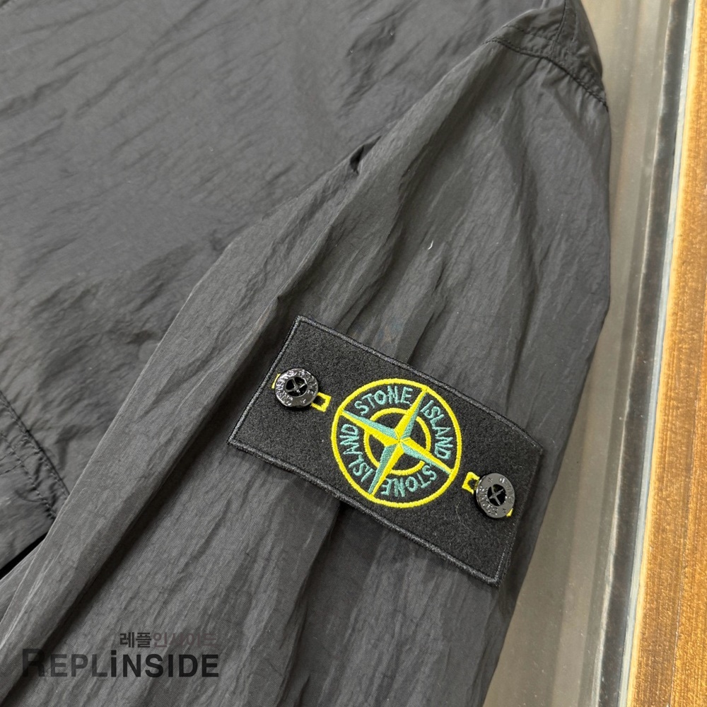 레플리카 명품 [STONE ISLAND] 스톤아일랜드 메탈 나일론 바람막이 후드 자켓 03 3컬러 남성용 - 라벨 실사