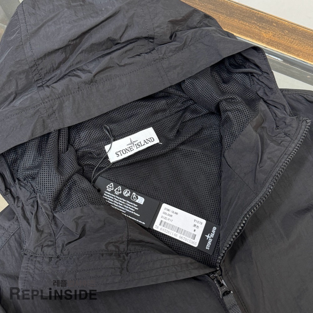 레플리카 명품 [STONE ISLAND] 스톤아일랜드 메탈 나일론 바람막이 후드 자켓 03 3컬러 남성용 - 사이즈 실사
