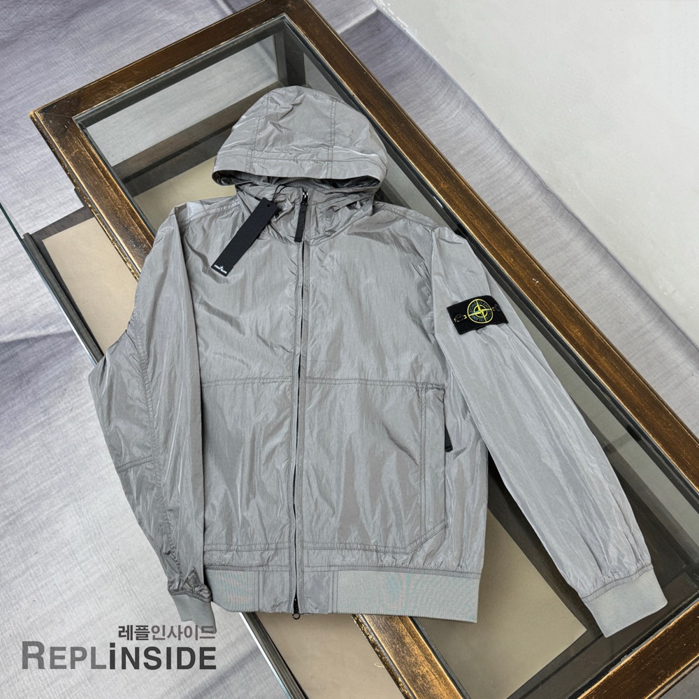 레플리카 명품 [STONE ISLAND] 스톤아일랜드 메탈 나일론 바람막이 후드 자켓 03 3컬러 남성용 - 상세 이미지 실사 20