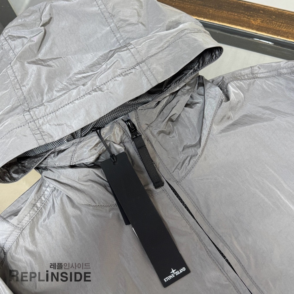 레플리카 명품 [STONE ISLAND] 스톤아일랜드 메탈 나일론 바람막이 후드 자켓 03 3컬러 남성용 - 상세 이미지 실사 23