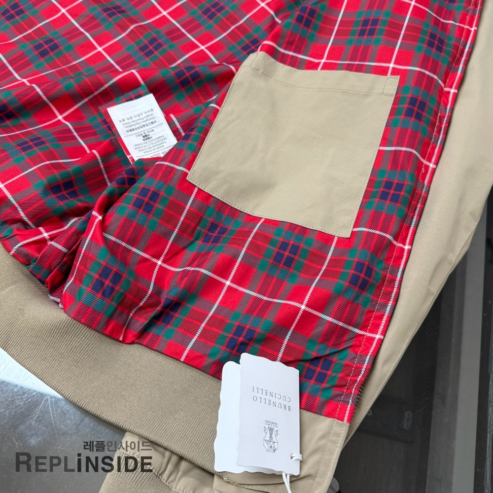 레플리카 명품 [Brunello Cucinelli] 브루넬로 쿠치넬리 트랜치 자켓 남성용 - 전체 실사