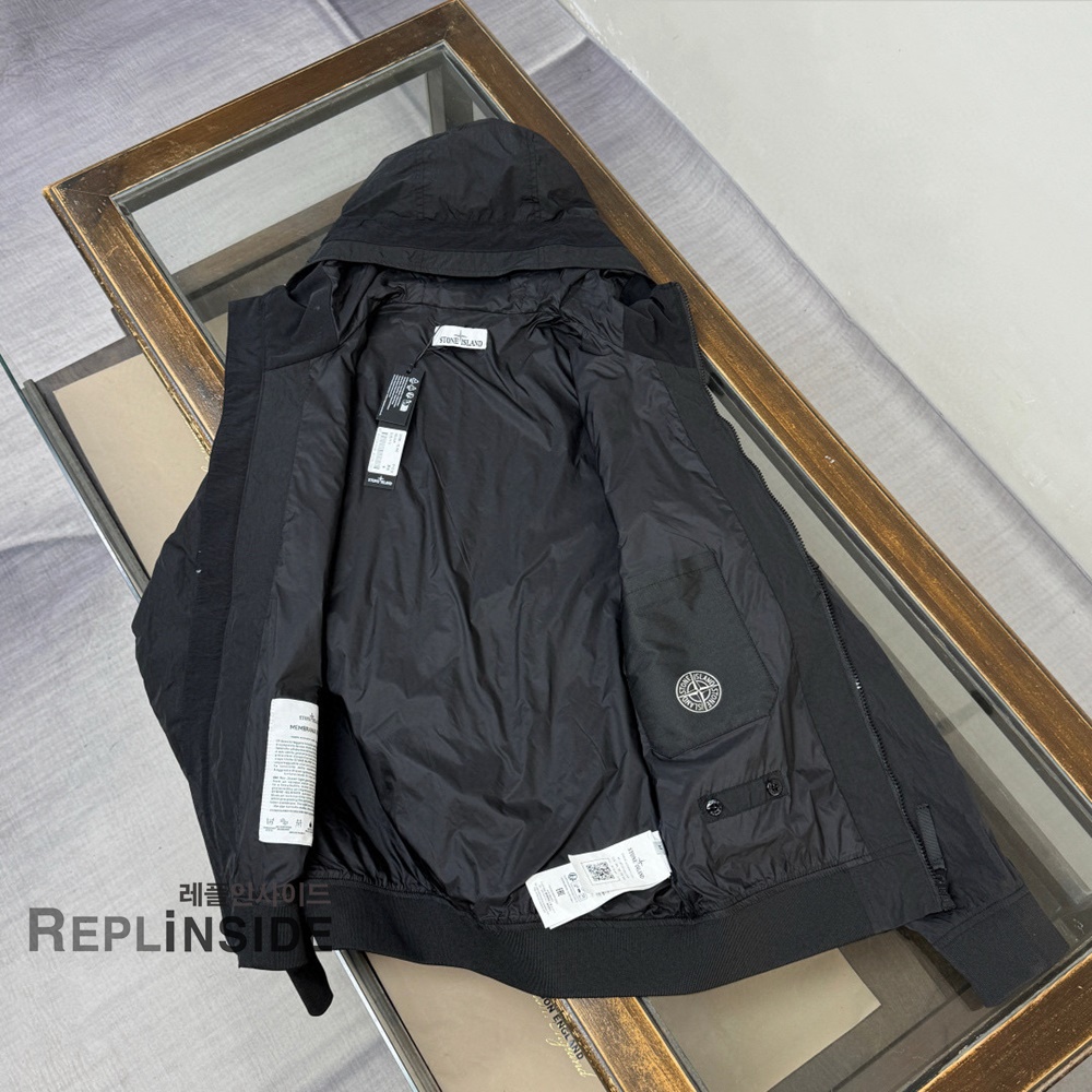 레플리카 명품 [STONE ISLAND] 스톤아일랜드 메탈 나일론 바람막이 후드 자켓 02 3컬러 남성용 - 박스 실사
