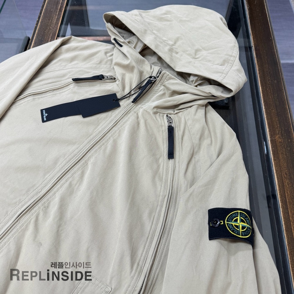 레플리카 명품 [STONE ISLAND] 스톤아일랜드 메탈 지퍼 후드 자켓 2컬러 남성용 - 포장 실사