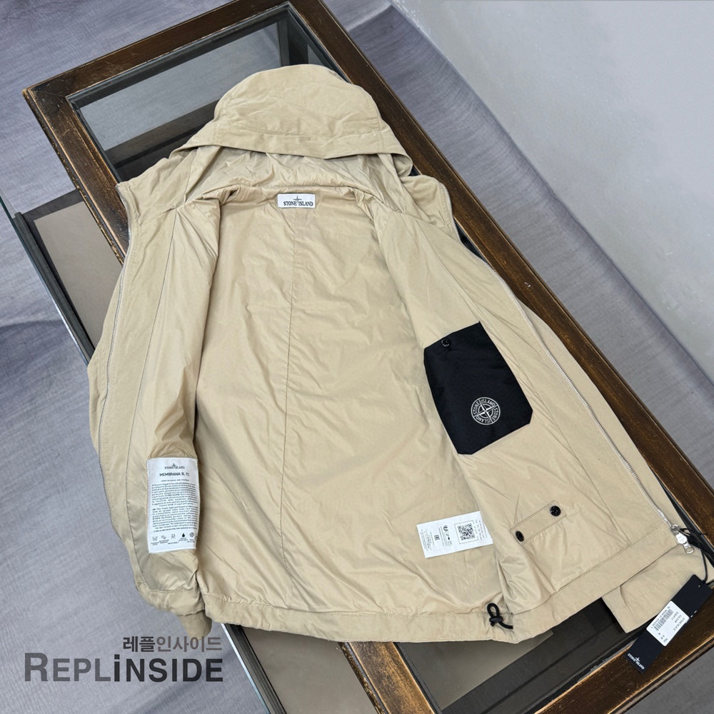 레플리카 명품 [STONE ISLAND] 스톤아일랜드 메탈 지퍼 후드 자켓 2컬러 남성용 - 특가 실사