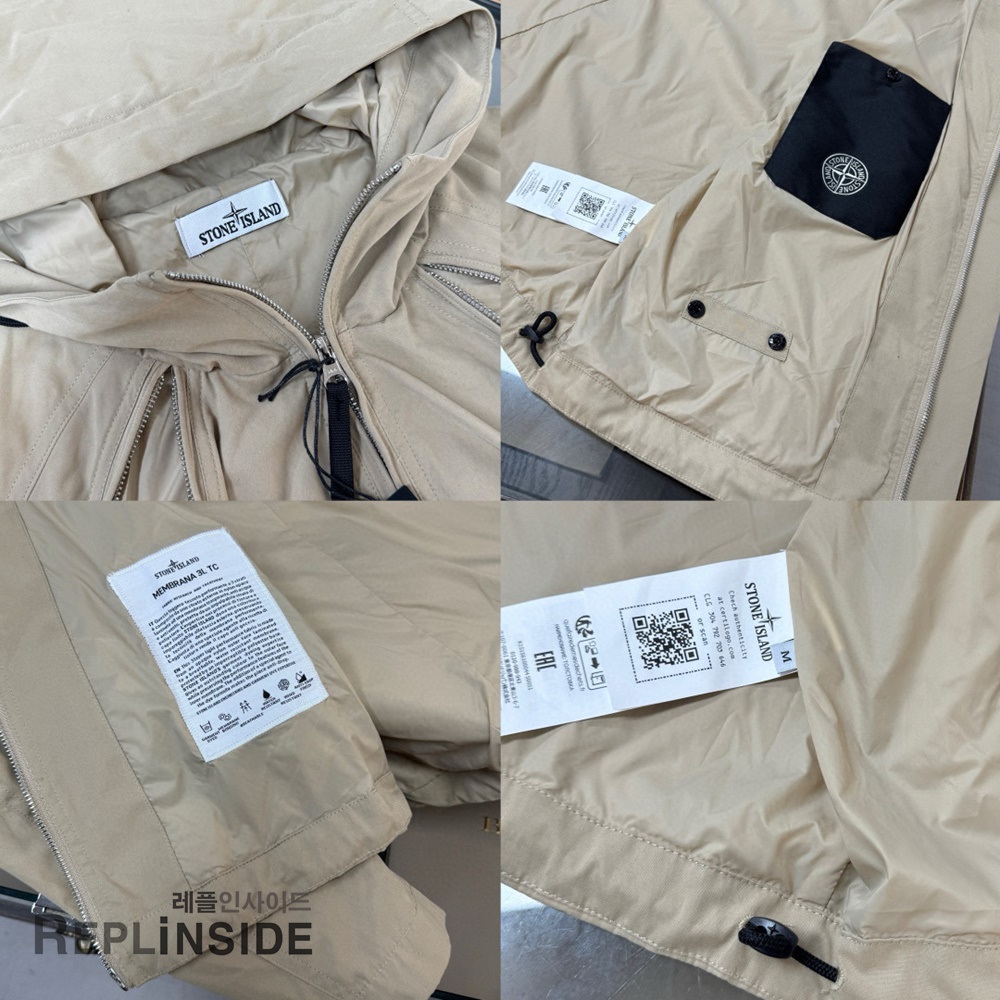 레플리카 명품 [STONE ISLAND] 스톤아일랜드 메탈 지퍼 후드 자켓 2컬러 남성용 - 상세 이미지 실사 18