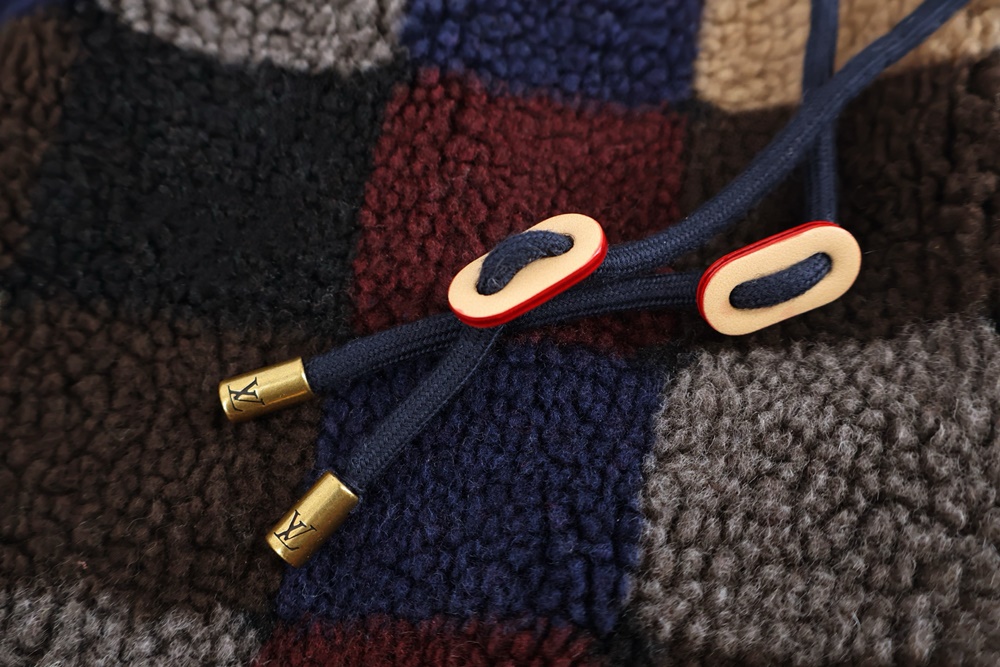 레플리카 명품 [LOUIS VUITTON] 루이비통 체크 다미에 플리스 집업 블루종 자켓 후리스 남성용 - 인솔 실사