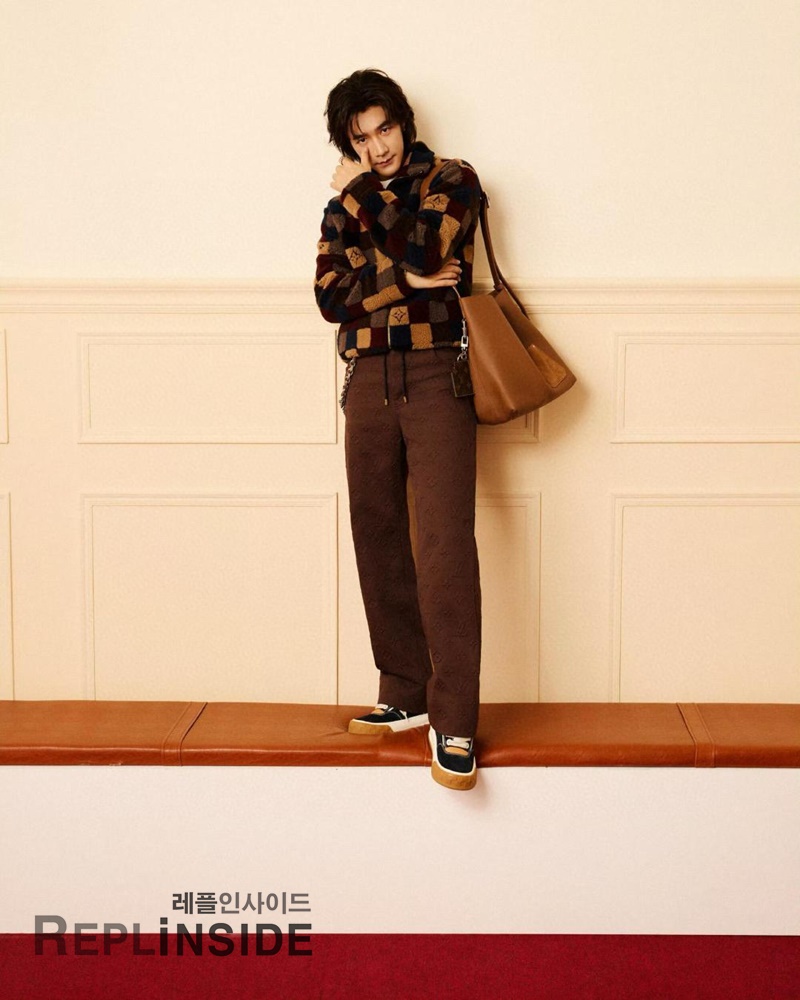 레플리카 명품 [LOUIS VUITTON] 루이비통 체크 다미에 플리스 집업 블루종 자켓 후리스 남성용 - 포장 실사