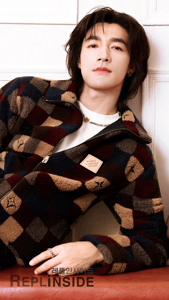 레플리카 명품 [LOUIS VUITTON] 루이비통 체크 다미에 플리스 집업 블루종 자켓 후리스 남성용 - 상세 이미지 실사 22