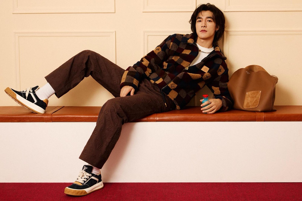 레플리카 명품 [LOUIS VUITTON] 루이비통 체크 다미에 플리스 집업 블루종 자켓 후리스 남성용 - 상세 이미지 실사 23