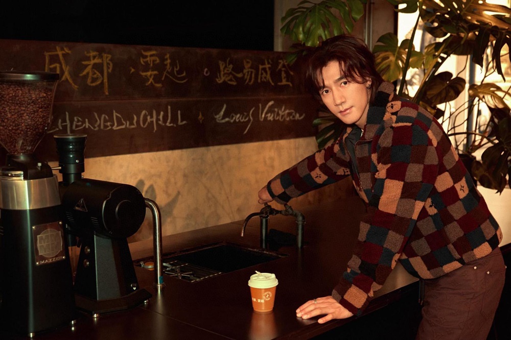 레플리카 명품 [LOUIS VUITTON] 루이비통 체크 다미에 플리스 집업 블루종 자켓 후리스 남성용 - 상세 이미지 실사 24