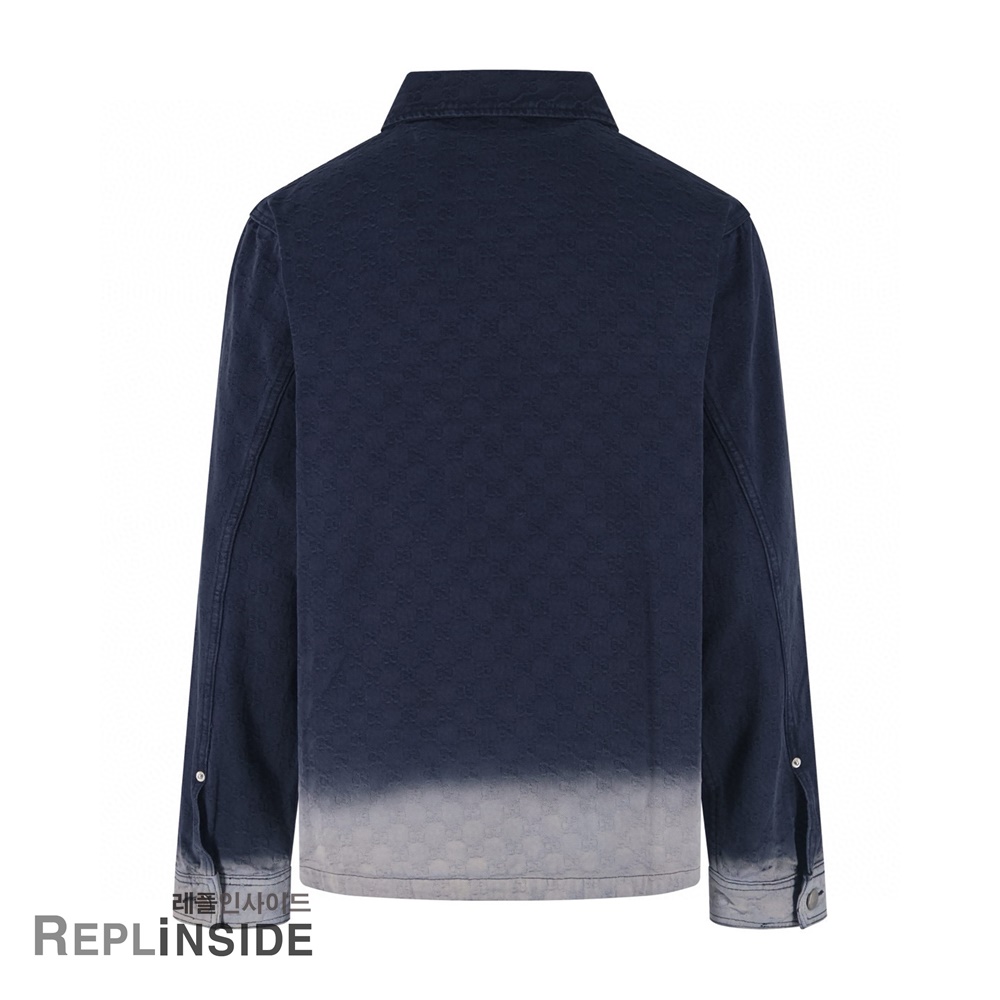 레플리카 명품 [LOUIS VUITTON] 루이비통 모노그램 엠보싱 재킷 남성용 - 상세 이미지 실사 22