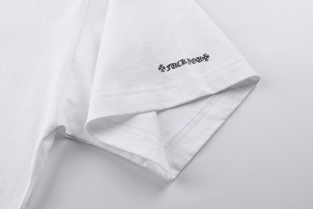 레플리카 명품 [Chrome Hearts] 크롬하츠 크로스 마인드 프린트 반팔 티셔츠 화이트/블랙 2컬러 남녀공용 - 택 실사