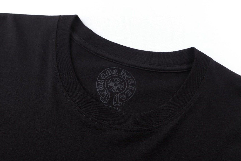 레플리카 명품 [Chrome Hearts] 크롬하츠 크로스 마인드 프린트 반팔 티셔츠 화이트/블랙 2컬러 남녀공용 - 소재 실사