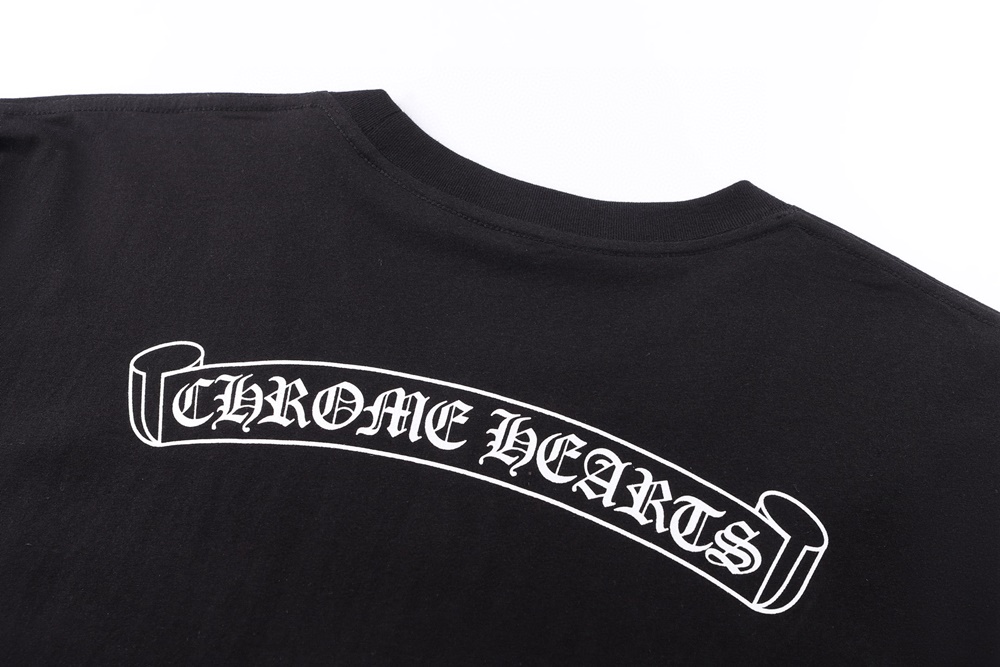 레플리카 명품 [Chrome Hearts] 크롬하츠 크로스 마인드 프린트 반팔 티셔츠 화이트/블랙 2컬러 남녀공용 - 포장 실사