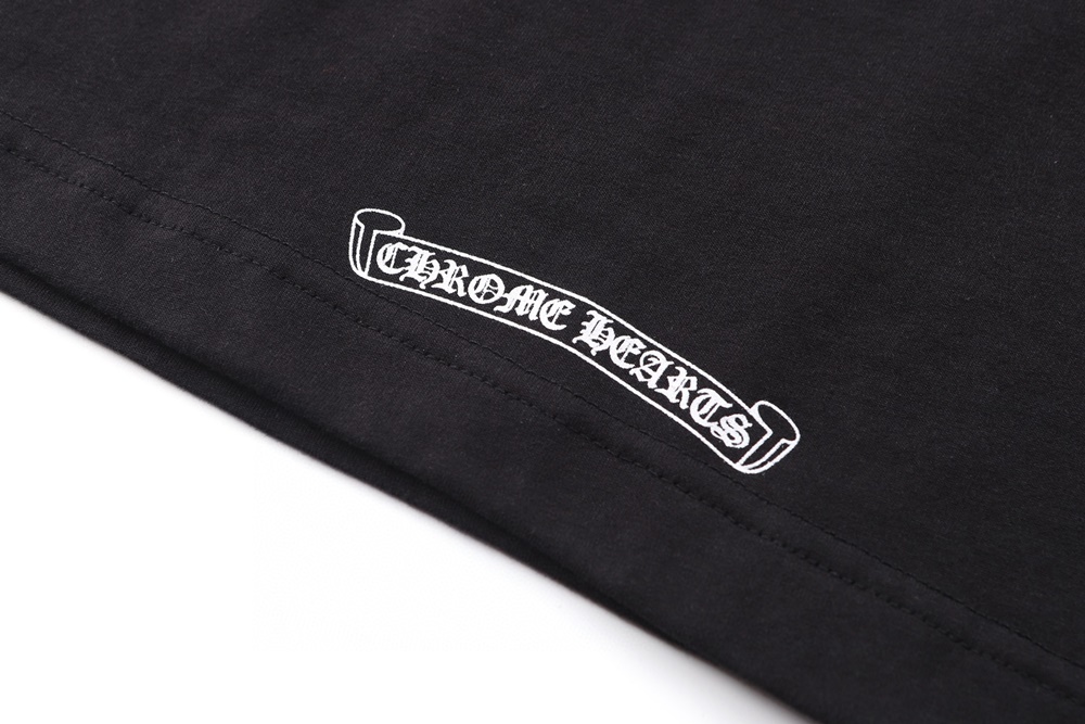 레플리카 명품 [Chrome Hearts] 크롬하츠 크로스 마인드 프린트 반팔 티셔츠 화이트/블랙 2컬러 남녀공용 - 사이즈 실사