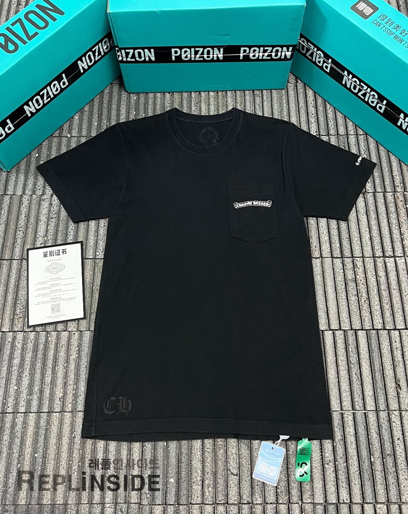 레플리카 명품 [Chrome Hearts] 크롬하츠 크로스 마인드 프린트 반팔 티셔츠 화이트/블랙 2컬러 남녀공용 - 상세 이미지 실사 19