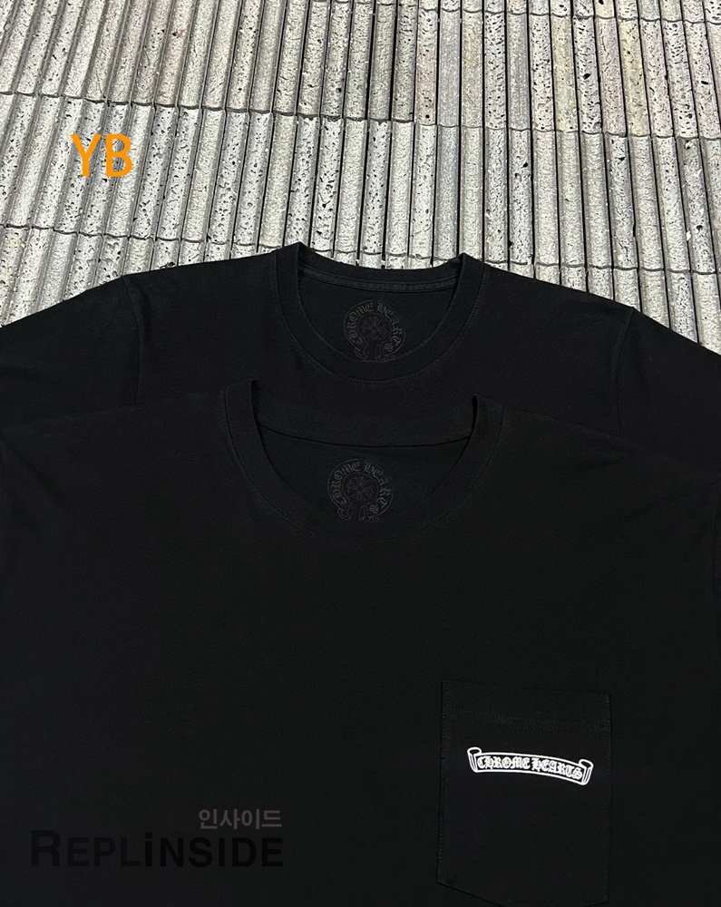 레플리카 명품 [Chrome Hearts] 크롬하츠 크로스 마인드 프린트 반팔 티셔츠 화이트/블랙 2컬러 남녀공용 - 상세 이미지 실사 23