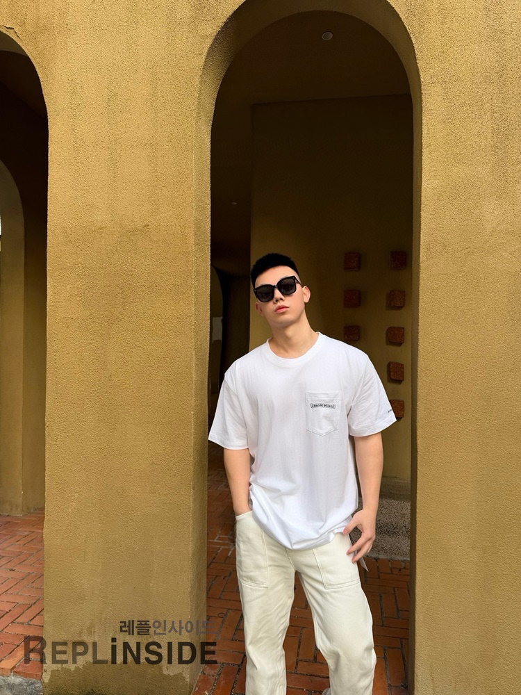 레플리카 명품 [Chrome Hearts] 크롬하츠 크로스 마인드 프린트 반팔 티셔츠 화이트/블랙 2컬러 남녀공용 - 상세 이미지 실사 30