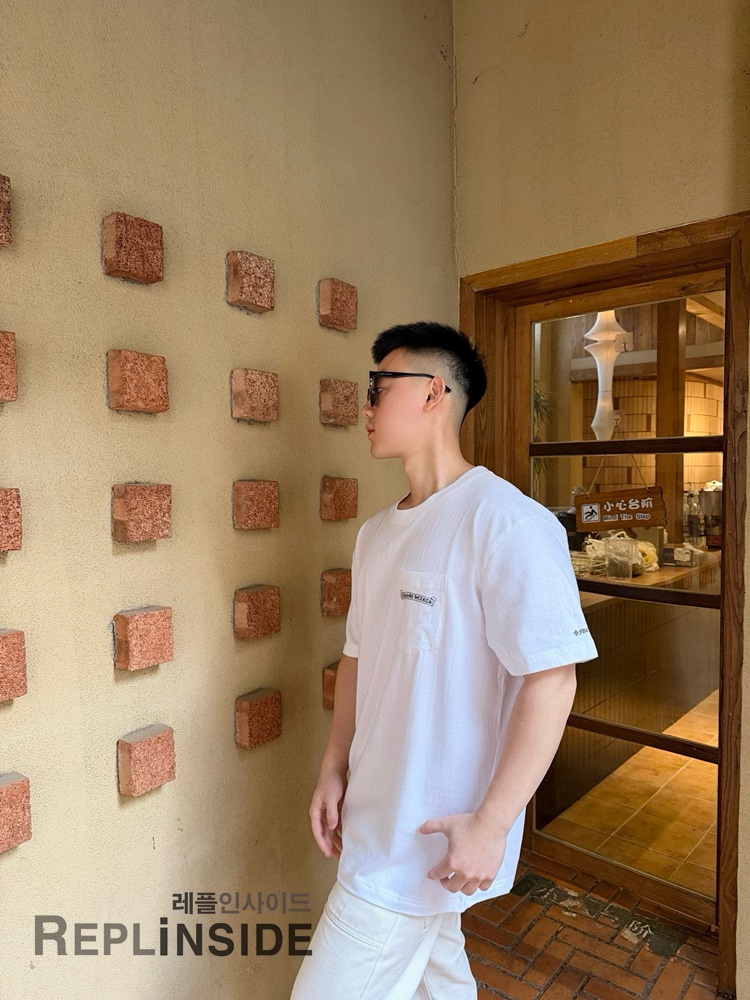 레플리카 명품 [Chrome Hearts] 크롬하츠 크로스 마인드 프린트 반팔 티셔츠 화이트/블랙 2컬러 남녀공용 - 상세 이미지 실사 35